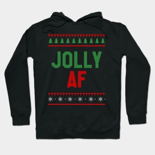 Jolly AF - Christmas Hoodie